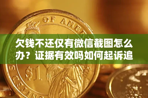 武汉欠钱不还仅有微信截图怎么办？证据有效吗如何起诉追回欠款？