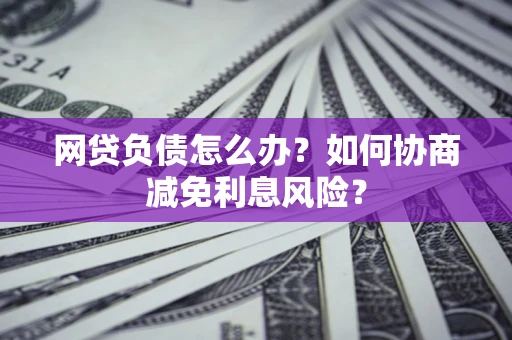 武汉网贷负债怎么办？如何协商减免利息风险？