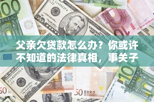 武汉父亲欠贷款怎么办？你或许不知道的法律真相，事关子女未来