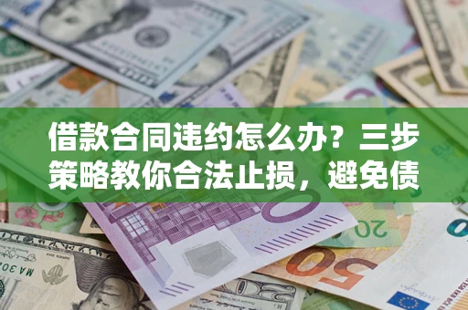 武汉借款合同违约怎么办？三步策略教你合法止损，避免债务危机升级