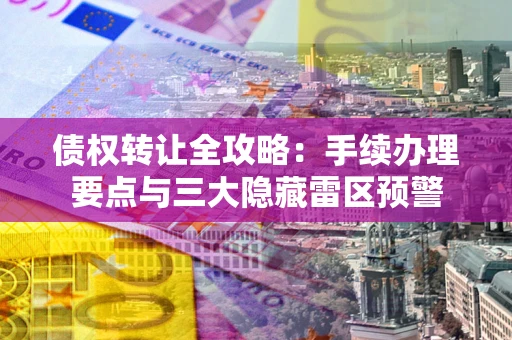 武汉债权转让全攻略：手续办理要点与三大隐藏雷区预警