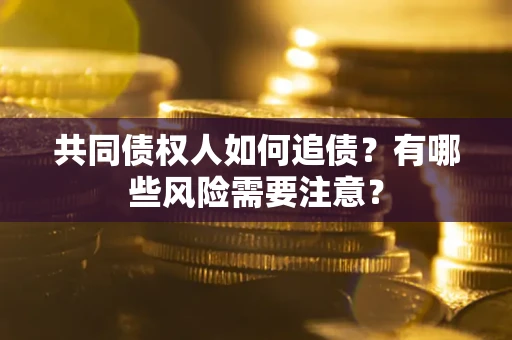 武汉共同债权人如何追债？有哪些风险需要注意？