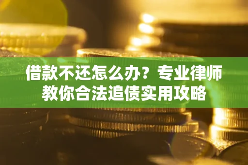 武汉借款不还怎么办？专业律师教你合法追债实用攻略