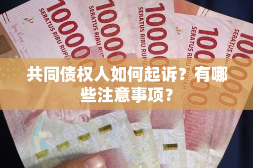 武汉共同债权人如何起诉？有哪些注意事项？
